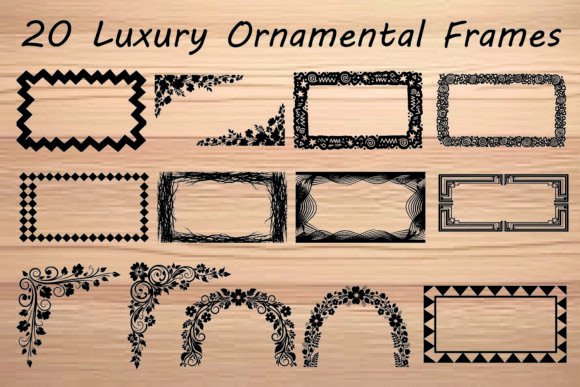 Elevate Your Projects with Luxury Ornamental Frames