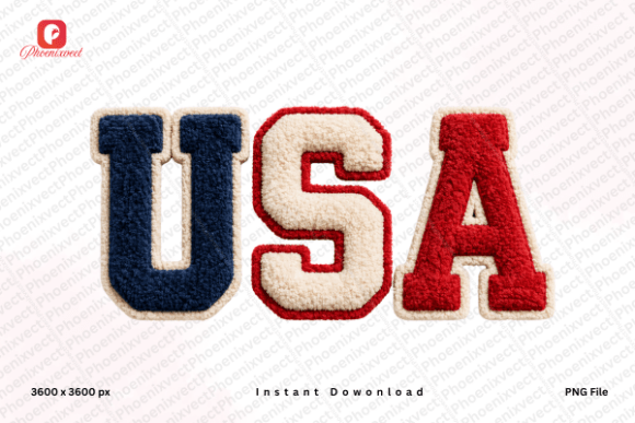 Patriotic Varsity Alphabet USA PNG: A Designer's Guide