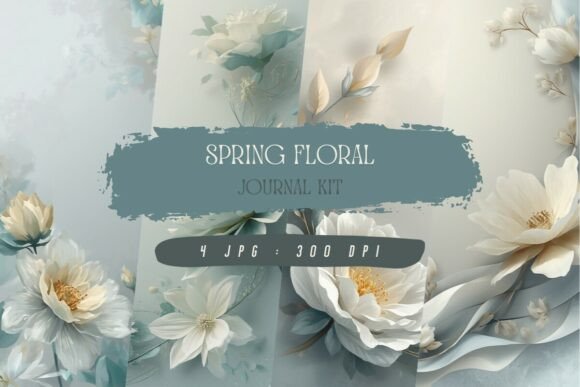 Spring Floral Journal Kit: A Garden on Paper