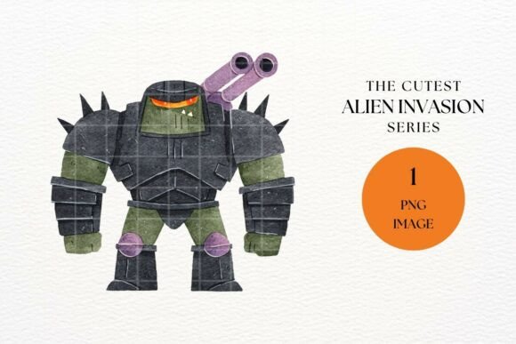 Unleash Creative Firepower with the Alien Heavy Armor Tank Cannon PNG