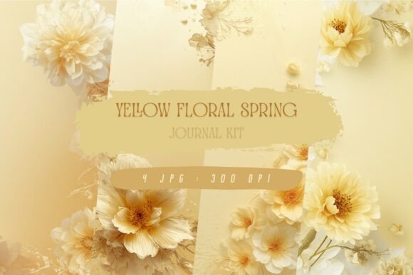 Yellow Floral Spring Journal Kit: A Breath of Fresh Creative Air